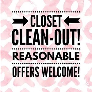 Ready to clear out my closet!
